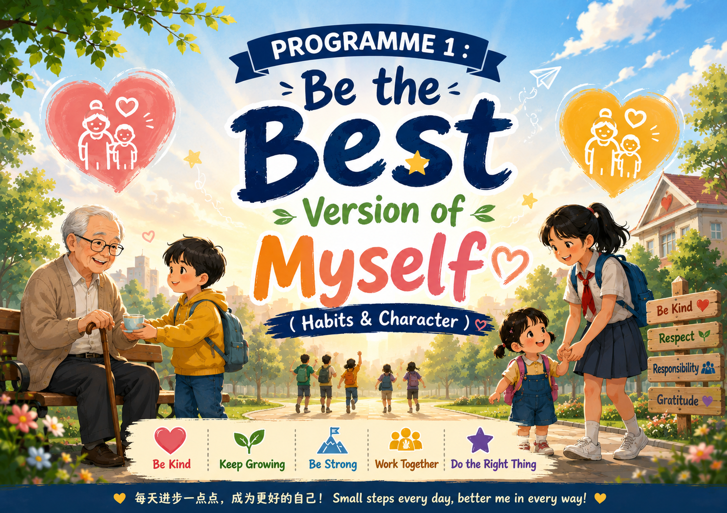 Programme 1 : Be the Best Version of Myself (Habits & Character)